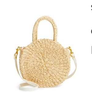 Clare V. Petite Alice Straw Bag